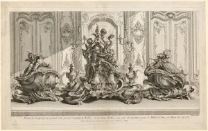 After Prints: Works of Juste-Aurele Meissonier: Silver Sculptural Project for a Large Centerpiece