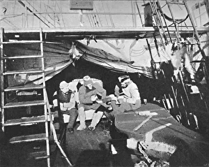 Farthest North Prints: Workshop on deck. July, 1895, (1897)