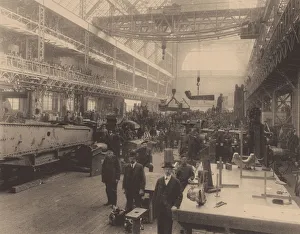A workshop of the Putilov factory, c. 1914. Artist: Anonymous