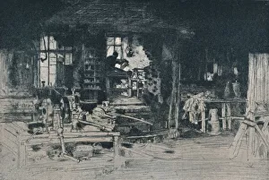 Stirling Prints: The Workshop, Stirling, 1905. Artist: David Young Cameron