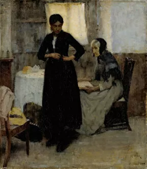 1889 Gallery: Out into the World, 1889. Creator: Wiik, Maria (1853-1928)