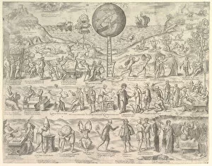Fool Gallery: The World, Cage of Fools, 16th century. Creator: Unknown