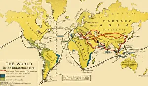 Empire Collection: The World in the Elizabethan Era, 1926. Creators: Unknown, Emery Walker Ltd