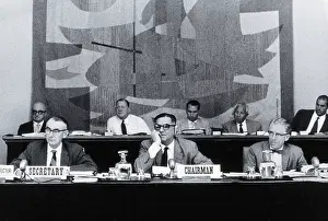 Organisation Prints: World Health Organisation Malaria conference in Lagos, 1956. Creator: Unknown