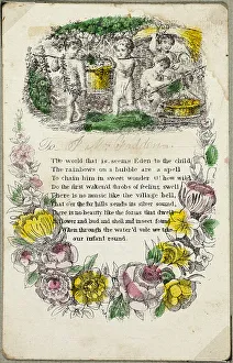 The World That Is (valentine), c.1830. Creator: Unknown