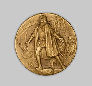 Augustus Saint Gaudens Gallery: Worlds Columbian Exposition Commemorative Presentation Medal, 1892 / 94