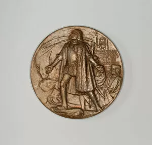 Augustus Saint Gaudens Gallery: Worlds Columbian Exposition Commemorative Medal, 1892 / 93