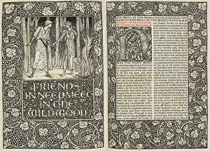 The Well at the World's End (Die Quelle am Ende der Welt), 1896. Creator: Morris, William (1834-1896)
