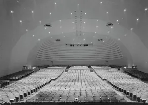Concert Hall Prints: World's Fair, concert hall, 1939. Creator: Gottscho-Schleisner, Inc
