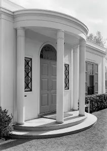 Front Door Prints: World's Fair, Good Housekeeping House, 1939. Creator: Gottscho-Schleisner, Inc