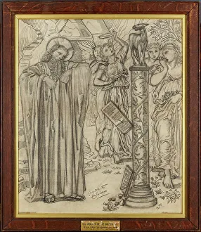 Idolatry Prints: The Worship of the Golden Calf, 1866. Creator: Sir Edward Coley Burne-Jones