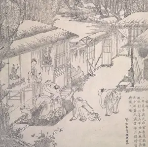 Worshipping at a shrine, 18th century? Creator: Unknown