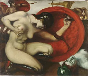 Ritter Von 1863 1928 Prints: Wounded Amazon