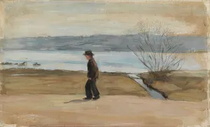 Independence Prints: The Wounded Angel, landscape study, 1902. Creator: Hugo Simberg