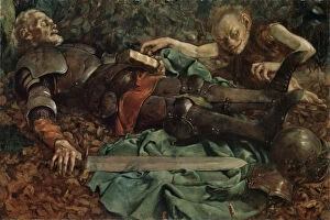 Unconscious Gallery: The Wounded Knight, 1931. Artist: Jacques Laudy