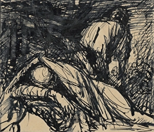 Wounded - Night, 1940-1944. Creator: Jan Novak