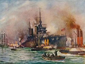 Warship Collection: Wounded but Victorious, c1916 (1919). Artist: Charles John De Lacy