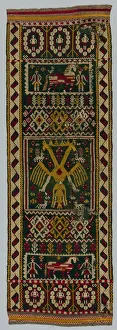 Woven Chest or Bed Cover, 1700s. Creator: Unknown