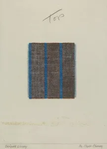 Cheney Gallery: Woven Striped Linsey Wooley, 1935 / 1942. Creator: Clyde L. Cheney