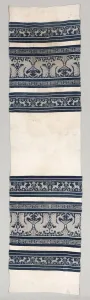 Perugia Prints: Woven Towel, 1400s (or later). Creator: Unknown