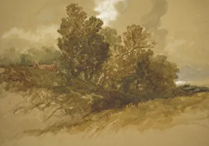 John Gilbert Prints: Wraysbury, Buckinghamshire, 1872. Artist