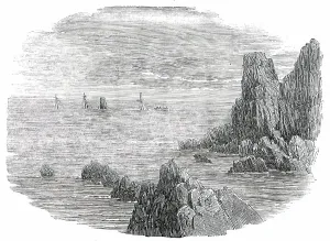 Drowned Prints: Wreck of the Orion at High Water, 1850