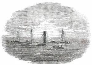 Drowned Prints: Wreck of the Orion at Low Water, 1850