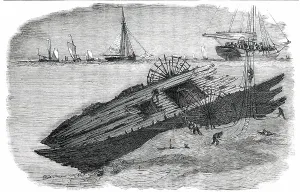 Wheels Prints: Wreck of the Royal Adelaide Steam-Ship