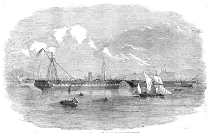 Wrecks of the Caduceus and the Steamer Melbourne, 1854. Creator: Unknown. Wrecks of the Caduceus and the Steamer Melbourne, 1854. Creator: Unknown