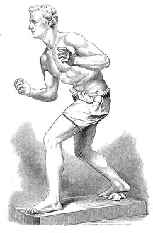 Wrestling Prints: The Wrestler, by E. B. Stephens, A.R.A. 1872. Creator: Unknown