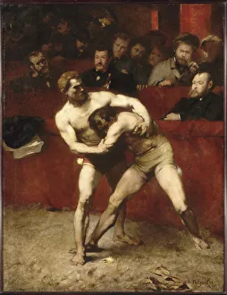 Power Prints: Wrestlers. Artist: Falguiere, Alexandre (1831-1900)