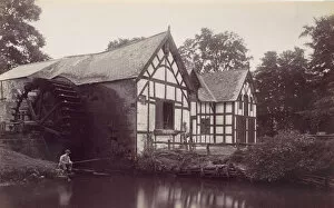 River Dee Gallery: Wrexham, Rossett Mill, 1870s. Creator: Francis Bedford