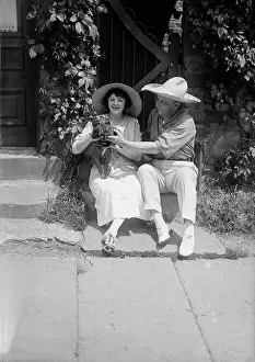 Sunhat Prints: Wright & Dietrich, between c1915 and c1920. Creator: Bain News Service