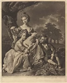 Britches Gallery: The Wright Family (The Bradshaw Children), 1769. Creator: Valentine Green