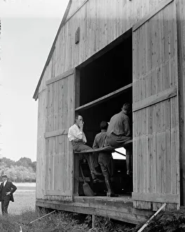 Pioneers Prints: Wright Flights, Fort Myer, Va, July 1909 - Hangar