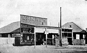 Store Prints: Wrights Newsagency in Albion, c1902. Creator: Unknown