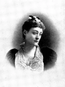 Spiritualism Prints: Writers of the Day: No. XXXVIII. - Mrs. Campbell Praed, 1898. Creator: Elliott & Fry