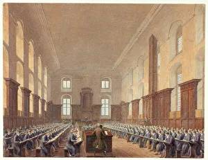 Writing School, Christ's Hospital, n.d. Creator: Frederick Mackenzie