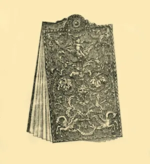 Victoria Albert Museum Prints: Writing tablets, 1690-1700, (1881). Creator: W Harbutt