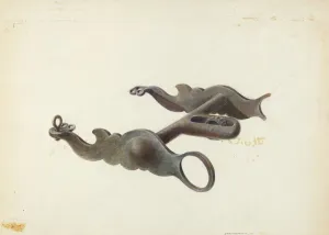 Gerald Transpota Prints: Wrought Iron Bit, c. 1937. Creator: Gerald Transpota