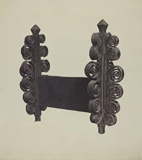 Wrought Iron Ornament, 1935/1942. Creator: Mauvell