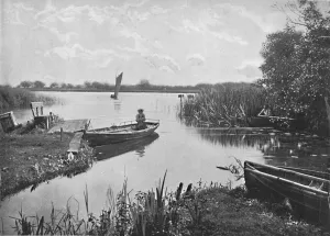 Poulton And Co Prints: Wroxham Broad, Norfolk, c1896. Artist: Poulton & Co