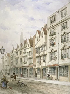 Th Shepherd Gallery: Wych Street, Westminster, London, c1850. Artist: Thomas Hosmer Shepherd