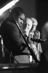 Teacher Prints: Wycliffe Gordon, Swinging Jazz Party, Blackpool, 2005. Creator: Brian Foskett