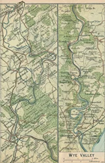 Monmouthshire Prints: Wye Valley, c20th Century. Artist: John Bartholomew