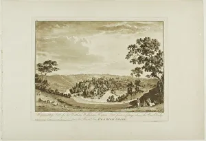 River Dee Gallery: Wynnstay, Seat of Sir Watkin Williams Wynn Bart from a Cottage above the New Bridge over