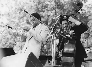 Jazz Festival Prints: Wynton Marsalis and Delbert Felix, North Sea Jazz Festival, 1982. Creator: Brian Foskett