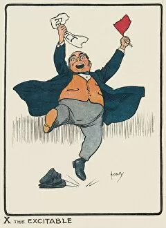 Abc Of Everyday People Collection: X the Excitable, 1903. Artist: John Hassall