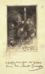 Message Prints: X-Mas 1913, 1914. Creator: William Forsyth