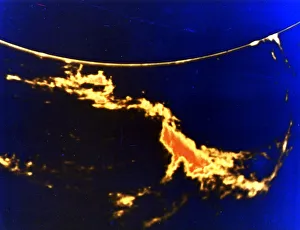 X-ray image of a solar flare